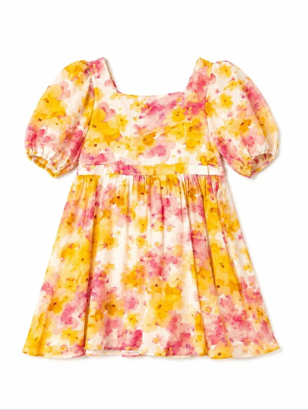 Bardot Junior Girl's Zanthi Mini Floral Dress Summer Floral Pink Size 16